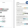Common Lease Agreement Word example, fully editable