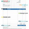 Computer Bill Format example in word and pdf format