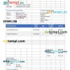 Computer Repair Invoice example in word and pdf format