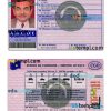 Congo driver license PSD template, version 3