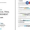 Copy of Clinical Trial Agreement Word example, fully editable