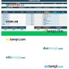 Corporate pay stub Word and PDF example