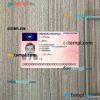 Croatia driving license PSD files, scan look and photographed image, 2 in 1