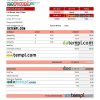 Cultural corporation payroll example in Excel and PDF formats