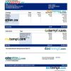 Defence company earning statement example in Word and PDF formats