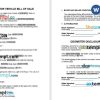 Delaware Motor Vehicle Bill of Sale example, fully editabl