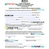Delaware Motor Vehicle Power of Attorney example, fully editable