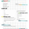 Dj invoice example in word and pdf format
