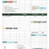 Dog Walker Invoice example in word and pdf format
