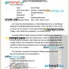 Dominica J. Armando Bermudez and Co. certificate of employment Word and PDF download template