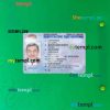 Donetsk driving license editable PSD files, scan look and photo-realistic look, 2 in 1