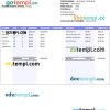EMPLOYEE earnings statement example Word and PDF format version 8