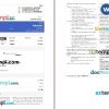 EaseMyTrip bus e-ticket, Word and PDF download template, 2 pages