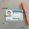 Ecuador driving license PSD files, scan look and photographed image, 2 in 1