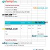 Editable Catering Service Invoice example in word and pdf format