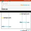 Editable Commercial Lease Invoice example in word and pdf format