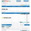 Editable Travel Service Invoice example in word and pdf format