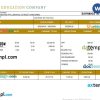 Education company fully editable payslip example in Word and PDF formats