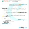 Egypt Espace for Software Development certificate of employment Word and PDF download template