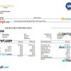 Engineering company payslip example in Word and PDF formats