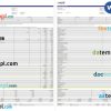 Epayroll Motiva company pay stub example in PDF and Word formats