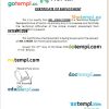 Estonia Nortal certificate of employment Word and PDF download template