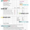 Event Planner Invoice example in word and pdf format