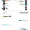Eventarc event e-ticket, Word and PDF download template