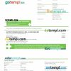 Finland Caruna utility bill Word and PDF template, 3 pages