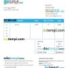 Finance Consultant Invoice example in word and pdf format