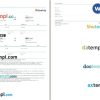 Flipkart, Cleartrip - Go First, Air India airplane e-ticket, Word and PDF download template, 2 pages