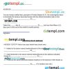 Florida Lease Termination Letter Form word example