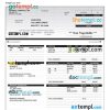Foundations in Personal Finance High School pay stub Word and PDF example