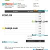 free download Free Invoice Example example in word and pdf format