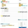free download Free Invoice with Sales Tax example in word and pdf format