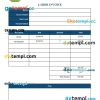 free download Free Labor Invoice example in word and pdf format