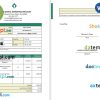 free download Freelance Service Invoice example in word and pdf format