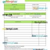 General Contractor Invoice example in word and pdf format