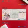 Guinea driving license editable PSD files, scan look and photo-realistic look, 2 in 1