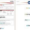 HRG UAE Emirates airplane e-ticket, Word and PDF download template, 2 pages