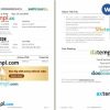 HappyEasyGo - AirAsia airplane e-ticket, Word and PDF download template, 2 pages