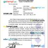 Hawaii Electric Industries Inc. certificate of employment Word and PDF download template