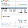 Hostel Invoice example in word and pdf format