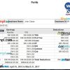 INDIA ADHI Software company payslip example in Word and PDF formats