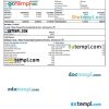 INDIA GLOBIVA Services PVT LTD payslip example in Word and PDF formats