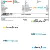 INDIA HDFC bank payslip example in Word and PDF formats