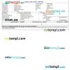 INDIA PRICEWATERHOUSECOOPERS Service Delivery Center (Kolkata) Private limited payslip example in Word and PDF formats