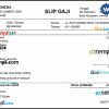 INDONESIA GSOFT payslip example in Word in PDF formats