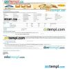 IRCTC train e-ticket, Word and PDF download template