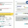 IRCTC train e-ticket, Word and PDF download template, 2 pages